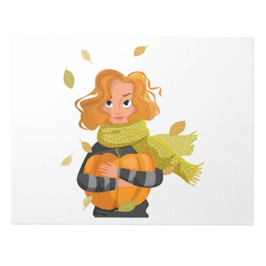 AUTUMN VROUW NOTITIEBLOK (Voorkant)