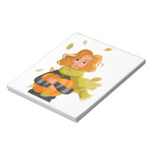 AUTUMN VROUW NOTITIEBLOK (Linkerzijde)