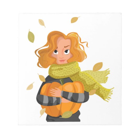 AUTUMN VROUW NOTITIEBLOK (Voorkant)