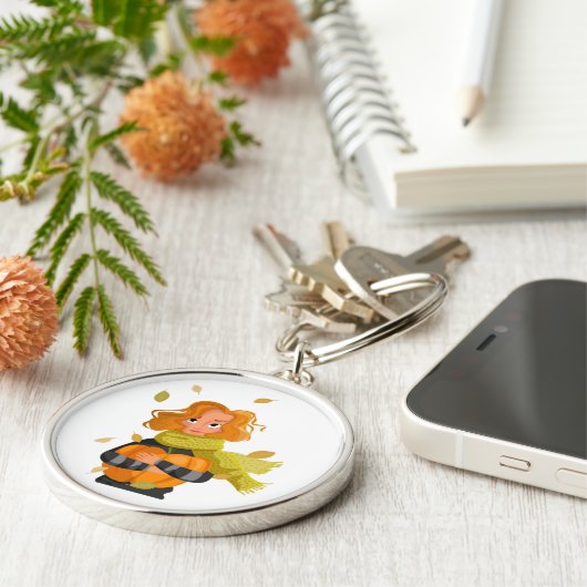 AUTUMN VROUW SLEUTELHANGER (Zijkant)