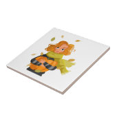 AUTUMN VROUW TEGELTJE (Zijkant)