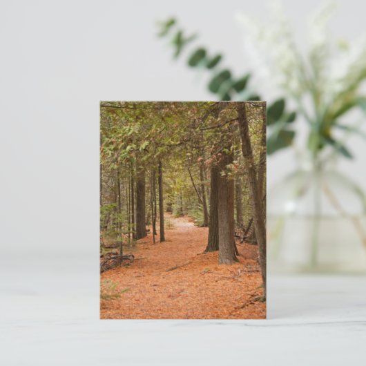 Autumn Walk Briefkaart (Staand voorkant)