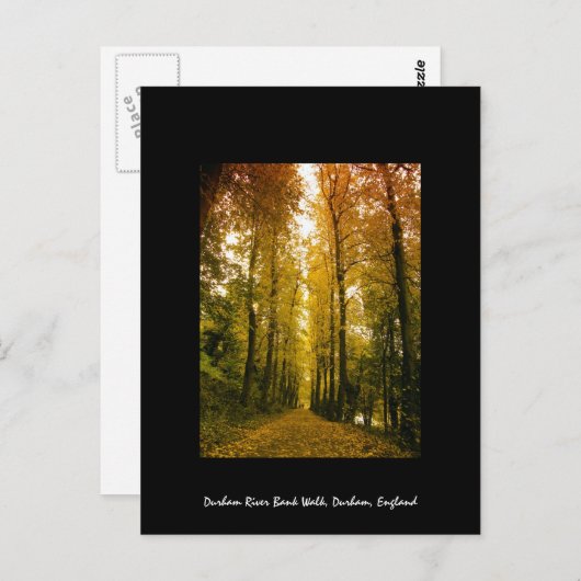 Autumn Walk Briefkaart (Voorkant / Achterkant)