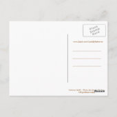 Autumn Walk Briefkaart (Achterkant)