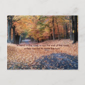 Autumn Walk Briefkaart (Voorkant)