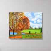 Autumn Walk Canvas Afdruk (Voorkant)
