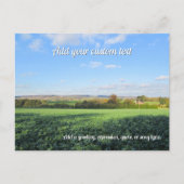 Autumn Walk in the Countryside - Personalised Briefkaart (Voorkant)