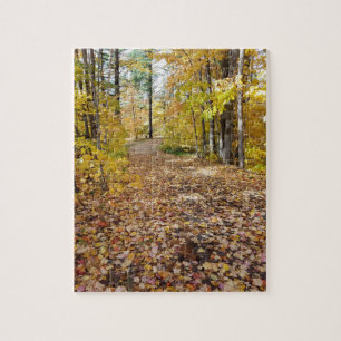 Autumn Walk in the Woods Legpuzzel