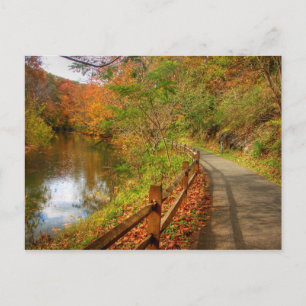 Autumn Walk Lynchburg City Trails Briefkaart