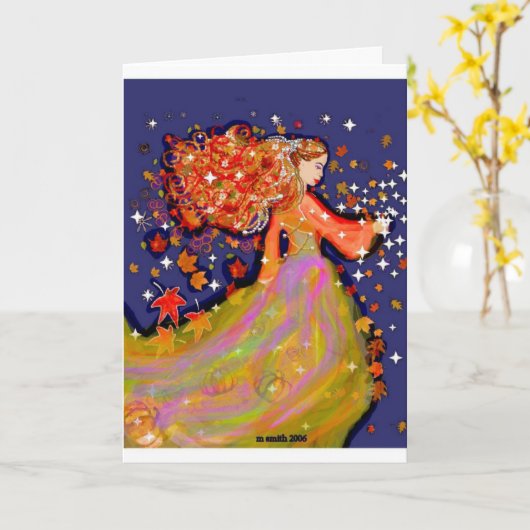 Autumn Walks Kaart (Gele Bloem)