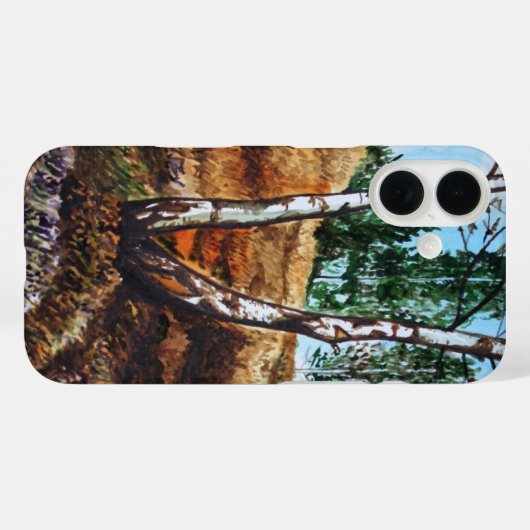 Autumn watercolor painting Case-Mate iPhone case (Achterkant (horizontaal))