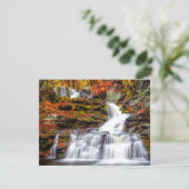 Autumn Waterfall Kaart (Staand voorkant)