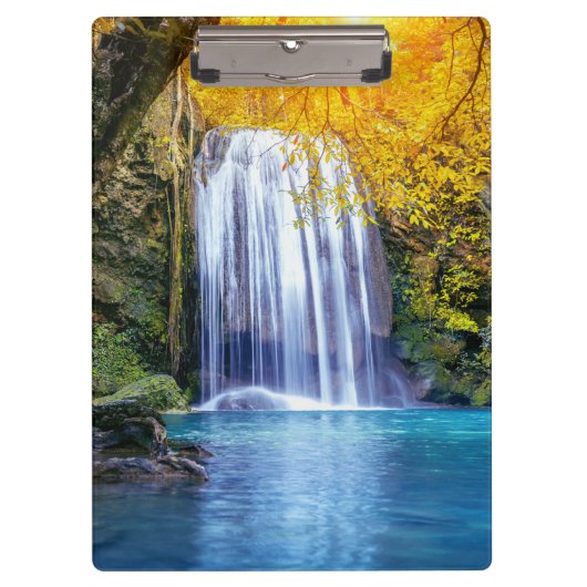 Autumn Waterfall Klembord (Voorkant)