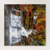 Autumn Waterfall Legpuzzel (Horizontaal)