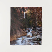 Autumn waterfall Peričnik, Slovenië Wandkleed (Voorkant)