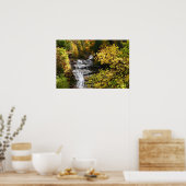 Autumn Waterfall Poster (Keuken)