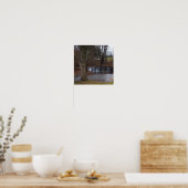 Autumn Waterfall Poster (Keuken)