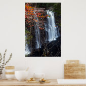 Autumn Waterfall Poster (Keuken)