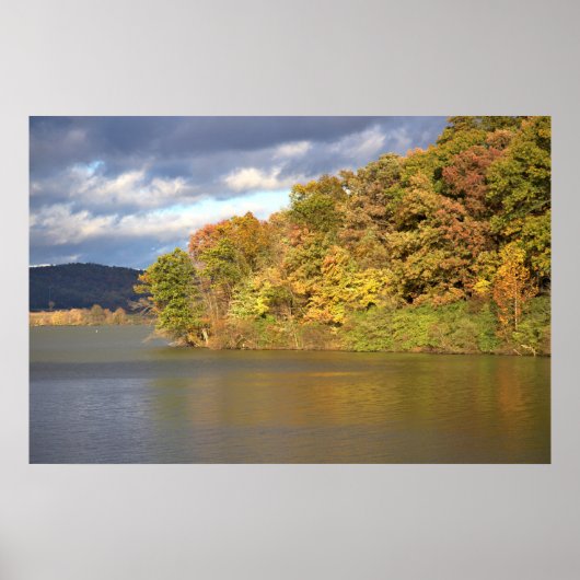 Autumn Waterscape Poster (Voorkant)
