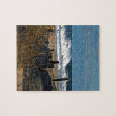 Autumn Waves en Dunes op het strand Legpuzzel (Horizontaal)