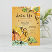 Autumn Welcome Invitation Kaart (Staand voorkant)