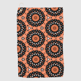 Autumn Westie Floral Golfhanddoek