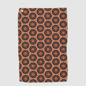 Autumn Westie Floral Golfhanddoek (Voorkant)