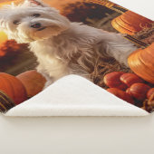 Autumn Westie Sherpa Deken (3/4)