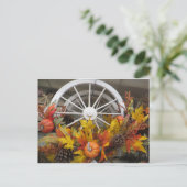 Autumn Wheel Briefkaart (Staand voorkant)