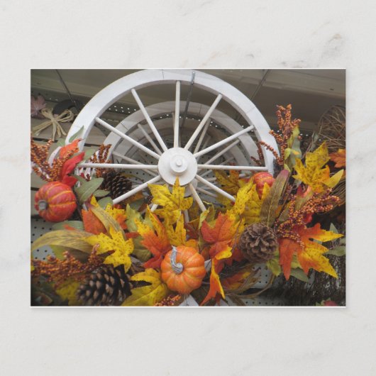 Autumn Wheel Briefkaart (Voorkant)