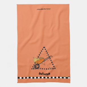 Autumn Wheelbarrow Theedoek