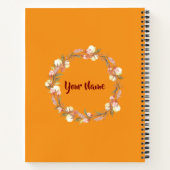 Autumn Whimsy: Egels in een gezellig bos Notitieboek (Achterkant)