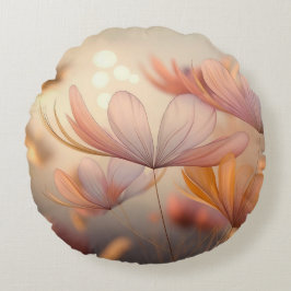 Autumn Whisper: een macrosymfonie van bloemblaadje Rond Kussen