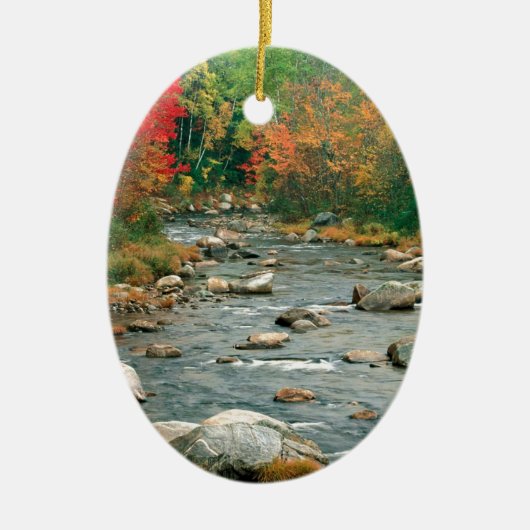 Autumn White Mountains New Hampshire Keramisch Ornament (Voorkant)