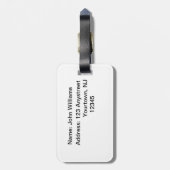 Autumn Whitetail Buck Bagagelabel (Achterkant verticaal)