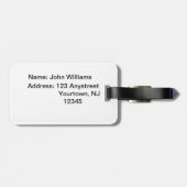 Autumn Whitetail Buck Bagagelabel (Achterkant horizontaal)