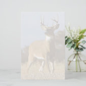 Autumn Whitetail Buck Briefpapier (Staand voorkant)