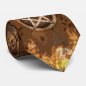 Autumn Wiccan Pentacle Stropdas (Opgerold)