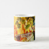 Autumn Wild Forest Dragon Fly Koffiemok (Center)