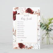 Autumn Wildbloemen gebeden voor Baby (Staand voorkant)