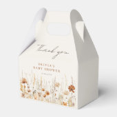 Autumn Wildflower Field Baby shower Bedankdoosjes (Voorkant Zijde)