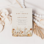 Autumn Wildflower Field Baby shower Kaart<br><div class="desc">Vier de komst van je kleine wilde bloem met deze leuke herfst thema baby shower uitnodiging! Met een charmant wildflower weideontwerp met zachte delicate neutrale gekleurde dromerige wilde bloemen op een veld,  legt deze uitnodiging perfect de warmte en gezelligheid van het herfstseizoen vast.</div>