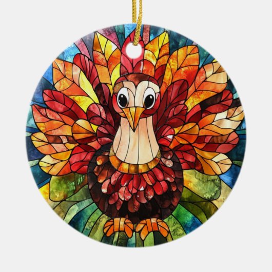 Autumn Wildlife Keramisch Ornament (Voorkant)