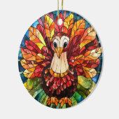 Autumn Wildlife Keramisch Ornament (Links)