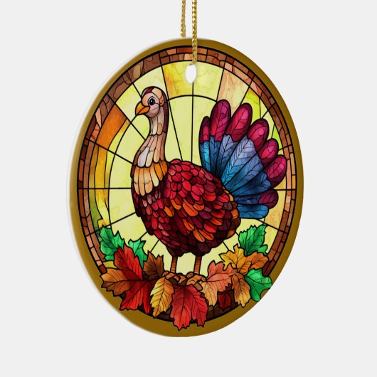 Autumn Wildlife Keramisch Ornament (Rechts)