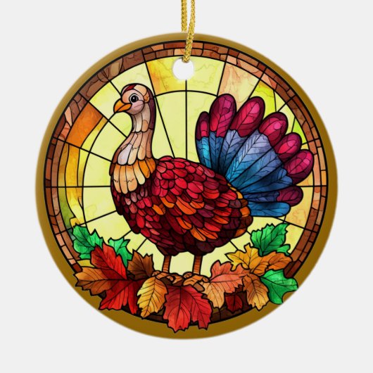 Autumn Wildlife Keramisch Ornament (Voorkant)