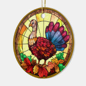 Autumn Wildlife Keramisch Ornament (Links)