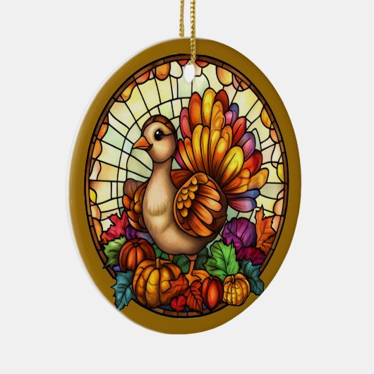 Autumn Wildlife Keramisch Ornament (Rechts)