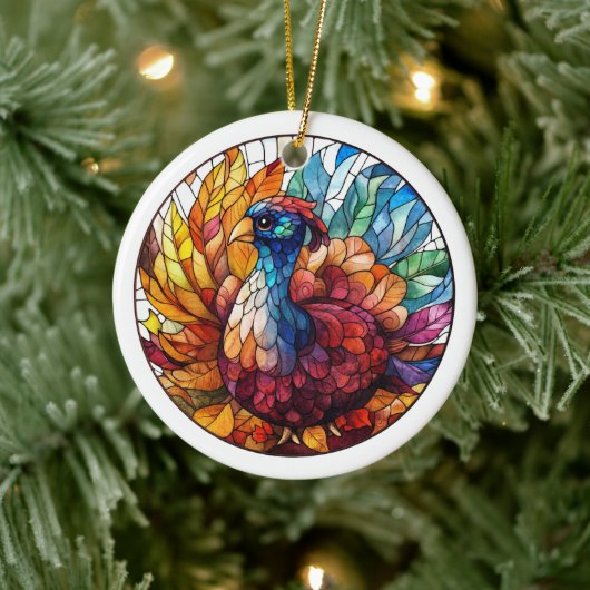 Autumn Wildlife Keramisch Ornament (Boom)