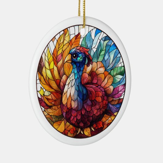 Autumn Wildlife Keramisch Ornament (Rechts)